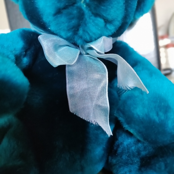 Blue Teddy Bear Bean Bag Plush Stuffed Animal Toy MTY International - Picture 3 of 7